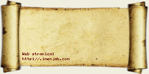 Trnjina Aćimović vizit kartica